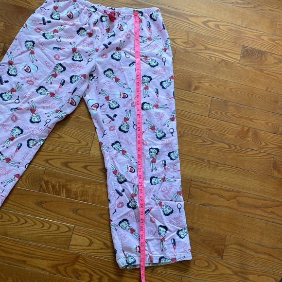 Betty Boop super cute and soft 100% cotton pj bottoms 2007 sz XL pink💗 - Picture 14 of 16